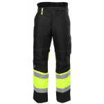 LEIJONA 131869-983 TALVIHOUSUT HIVIS 3.0 MUSTA/HUOMIOKELTAINEN