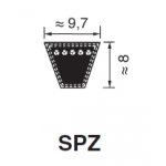 KIILAHIHNA PROFIILI SPZ (KORKEUS 8MM LEVEYS 9,7MM)