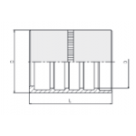 PURISTUSHOLKKI TERMOPLASTISILLE LETKUILLE (R7 / R8) 