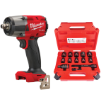 MILWAUKEE M18 1/2” MUTTERINVÄÄNNIN JA SHOCKWAVE HYLSYSARJA (13 OSAINEN)