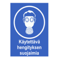 KYLTTI 245-1 KÄYTETTÄVÄ HENGITYKSENSUOJAIMIA