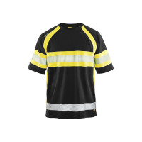 BLÅKLÄDER 333710519933 T-PAITA HIGHVIS MUSTA/HUOMIOKELTAINEN