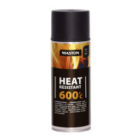 SPRAYMAALI KUUMAKESTÄVÄ 600C MUSTA 400ML