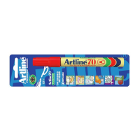 HUOPAKYNÄ ARTLINE 70 PUNAINEN (1 KPL)