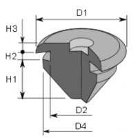 KUMITULPPA SBR 60 SHA LEVYPAKSUUDELLE 1,0-3,0MM