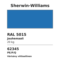 JAUHEMAALI SHERWIN-WILLIAMS RAL5015 PE/P/Q 20KG