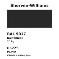 JAUHEMAALI SHERWIN-WILLIAMS RAL9017 PE/P/Q 20KG