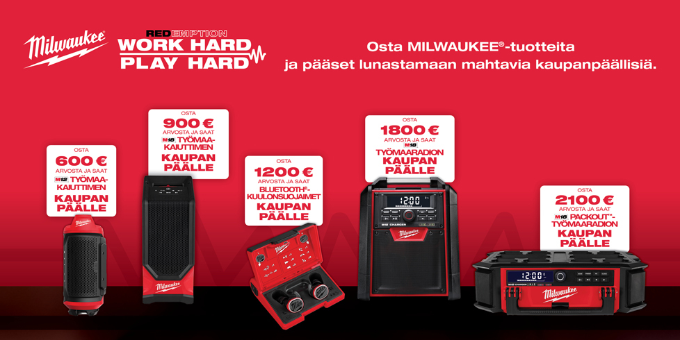 MILWAUKEE® Redemption 2026 -kampanja