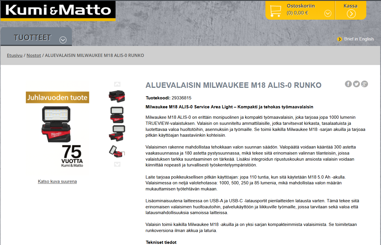 Esimerkkikuva: PunchOut-istunto ja ostoskorin palautus ERP/SRM-järjestelmään