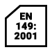 EN 149_2001 Suodattavat puolinaamarit, kiinteiden ja/tai nestemäisten hiukkasten suodattamiseen